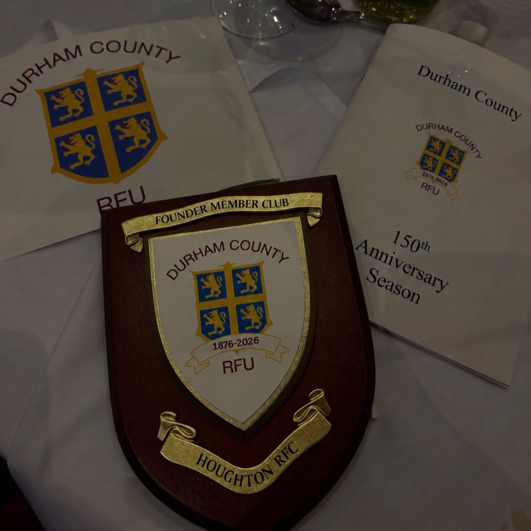 The Founder Member Club plaque presented to Houghton RFC